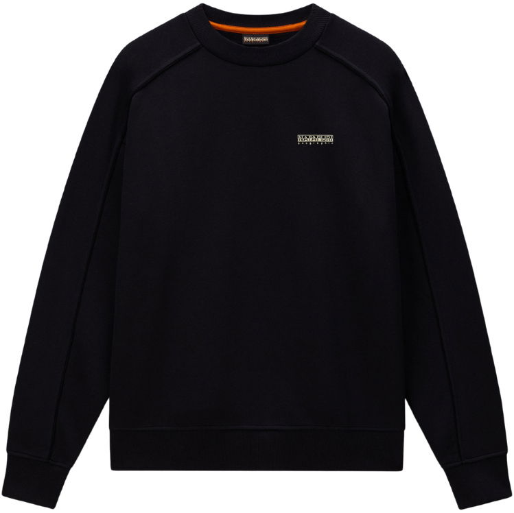 2026 Napapijri Mens Teza Crew Sweatshirt NP0A8AHF941 - Black Beauty